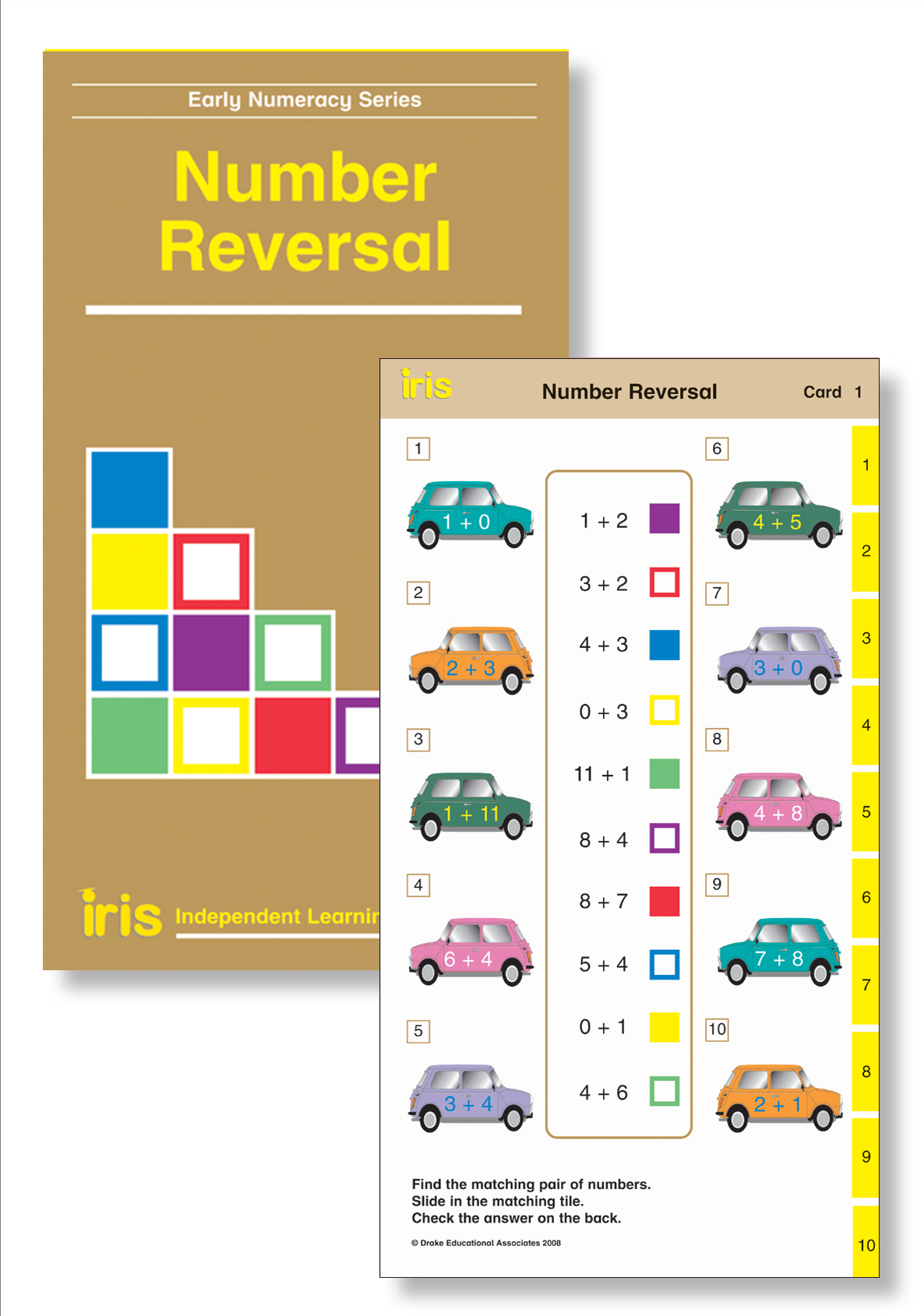 Iris Study Cards: Early Numeracy Year 1 - Number Reversal